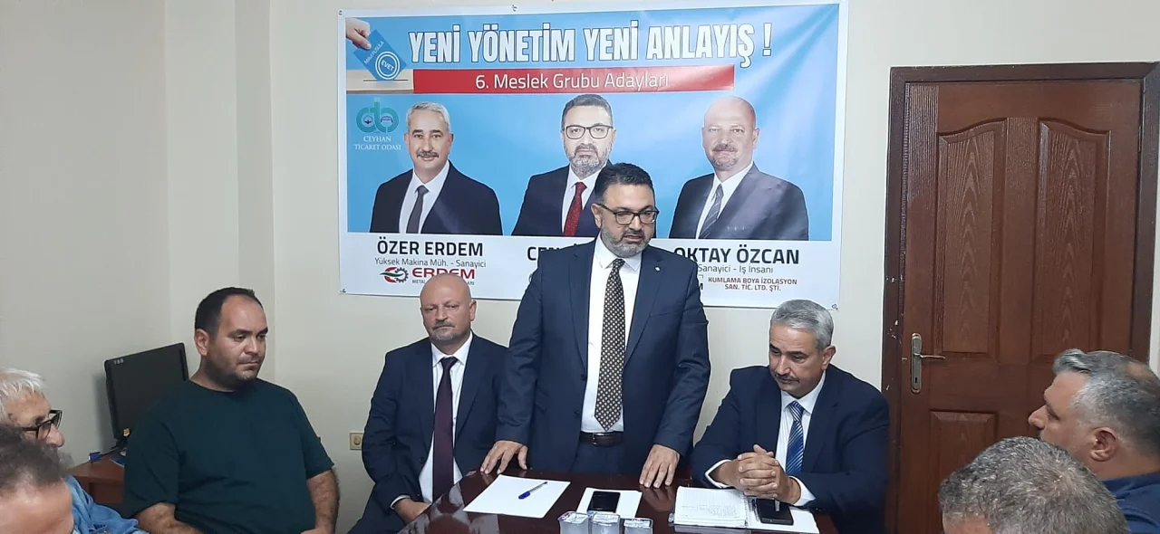 CTO 6. Meslek Grubu Adaylarından Vizyon Buluşması: “Ceyhan’ın Kaybedecek Bir Dakikası Dahi Yok”